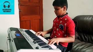 Video thumbnail of "June Ponal Song | Keyboard Cover by Shreevas | Unnale Unnale | Dazzling Melodies |"