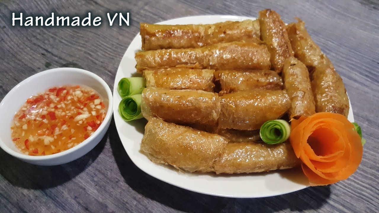 Cách làm chả giò giòn rụm ngon như nhà hàng - YouTube