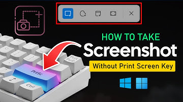 Een schermafbeelding maken in Windows 11 zonder de Print Screen-toets