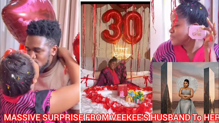 AWW VEEKEE JAMES RECEIVE HUGE BIRTHDAY SURPRISE FROM HER HUBBY FEMI ATERE