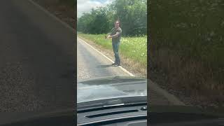 Man Attempts To Rescue Turtle As It Runs Away