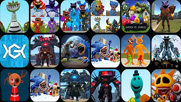 Nextbots In Playground Mod New Update 6.9.0 Poppy Playtime Chapter 4,Guitarnasaurus,Sandbox In Space