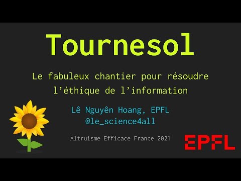 Tournesol, le fabuleux chantier pour résoudre l&rsquo;éthique de l&rsquo;information