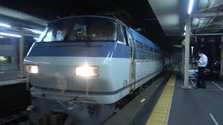 先行列車に詰まり超低速通過！JR貨物 EF66 118号機+ｺｷ24B 1097ﾚ 刈谷低速通過