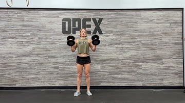 Dumbbell Hang Power Clean and Jerk