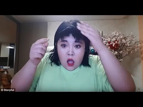 Woman's attempt at DIY haircut goes horribly wrong - YouTube