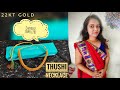 Review of 22kt gold thushi necklace  of candere jewellers purchased from amazon