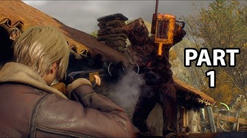 RESIDENT EVIL 4 REMAKE Walkthrough Gameplay Part 1 - INTRO (FULL GAME) NO COMMENTARY
