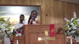 Dr. Telika McCoy preaching, Fading Beauty (Proverbs 11:22) for a women's day service 5/19/19