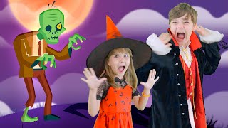 Run Away! Zombie / Spooky Kids Songs With Max And Sofi