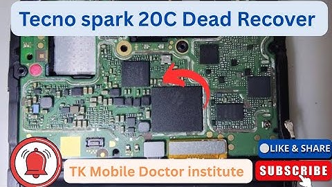 Tecno spark 20C Dead recover step by step