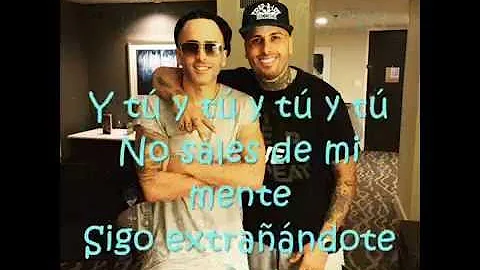 no sales de mi mente yandel ft nicky jam letra