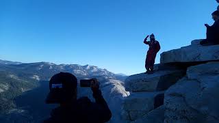 Base Jumper at Yosemite National Park