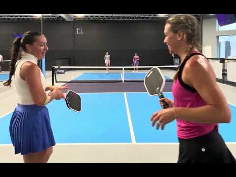 Ascent pickleball mlp women’s Carolyn and Mary Accurso vs Caroline dantico and Lisa crespo game 1
