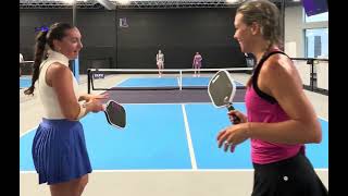 Ascent pickleball mlp women’s Carolyn and Mary Accurso vs Caroline dantico and Lisa crespo game 1