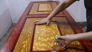 Old wood door paint. And turn it into three creative ideas