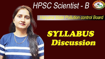 HPSC SCIENTIST - b 2025|| SYLLABUS || Pollution control board || Notification ||