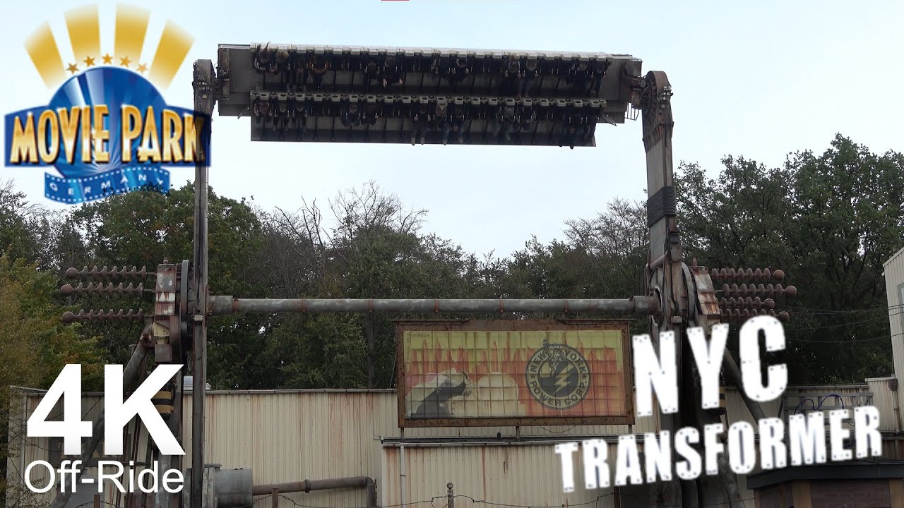 NYC Transformer 4K UHD Off-Ride - Movie Park Germany - Huss Topspin
