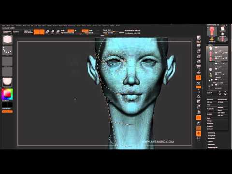 reset center axis zbrush 4r8