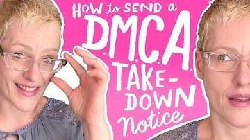 How I send a DMCA takedown notice | Dealing with copyright infringement  | Kathy Weller Art