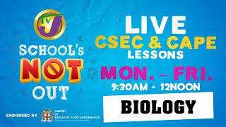 CSEC Biology Lessons with Pierce Lawrence - June 5 2020