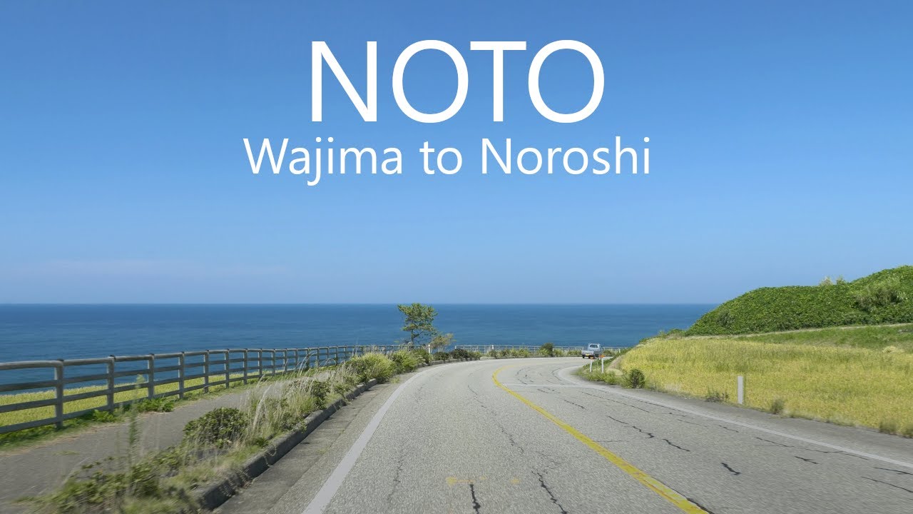 4K Noto Peninsula Scenic Drive | Wajima to Noroshi 45km