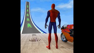 Bike stunt super hero games #racegames #mobilegames screenshot 1