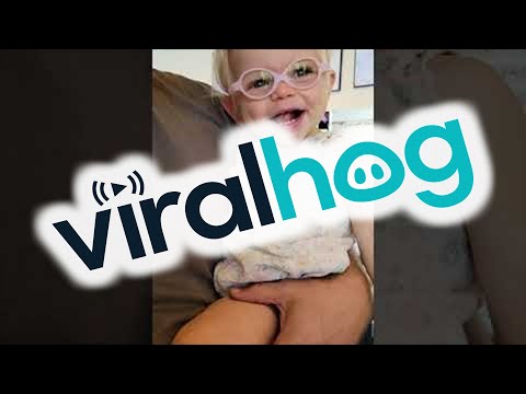 Baby Girl Reacts to Seeing Clearly for the First Time || ViralHog