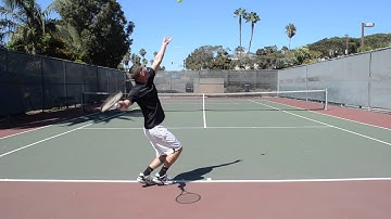 Pinpoint Serve Stance for Tennis