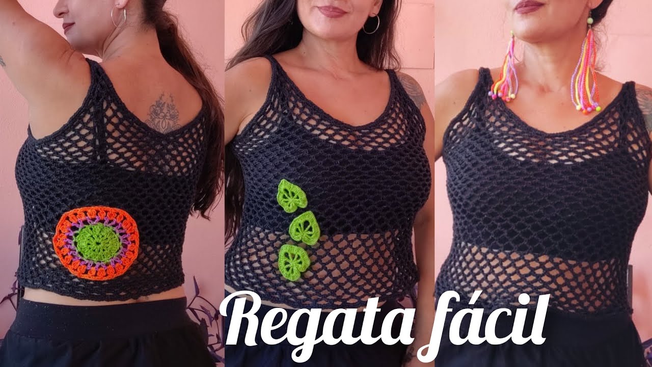 REGATA FÁCIL DE CROCHÊ