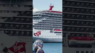 side by side this two beautiful Cruiseships in port of cozumel #cruiseship #cruisetour #like