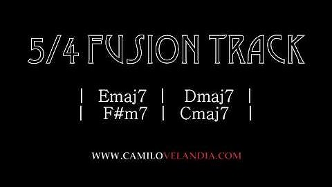 Backing Tracks - 5/4 Fusion Track (E)