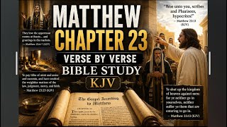 Matthew CH.23 verse by verse Bible study #KJV #JesusChristSaves #TheBloodOfJesusJesusChristSaves