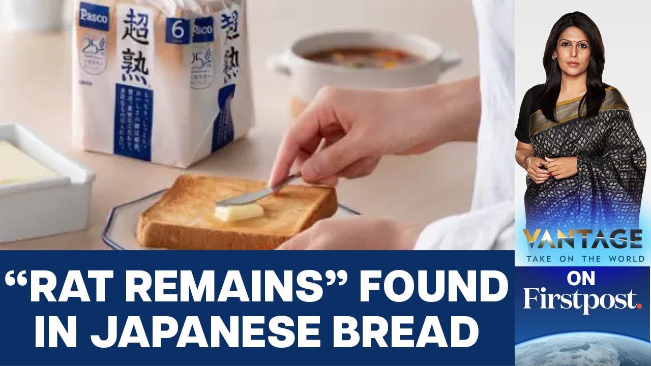 "Rat Remains" found in Japanese Bread: Firm Recalls Over 100,000 Packets  |Vantage with Palki Sharma