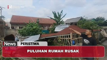 Cimahi Diterjang Angin Puting Beliung, Warga Panik & Trauma