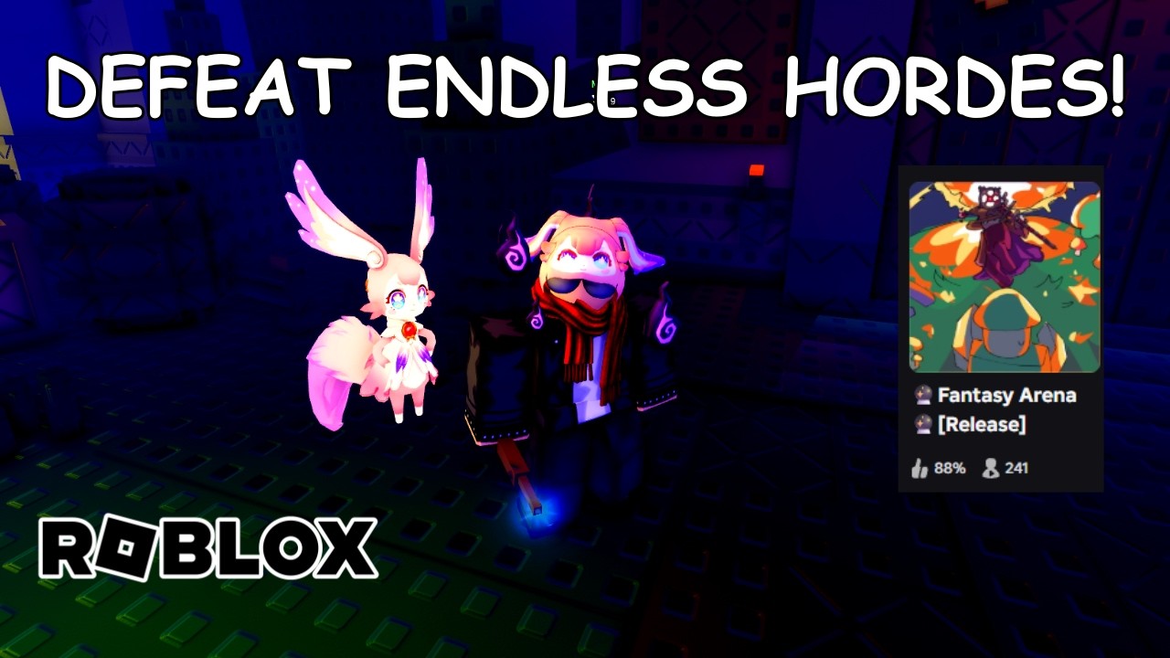 YouTube thumbnail for an endless waves Fantasy Arena video