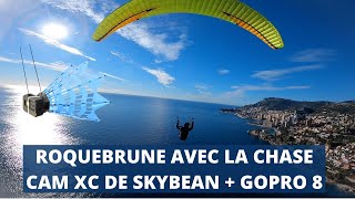 INCROYABLES IMAGES EN CHASE CAM DU SITE DE PARAPENTE DE ROQUEBRUNE CAP MARTIN (06)