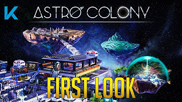 Fresh New Factory/Space Exploration Game - First Look Stream - Astro Colony