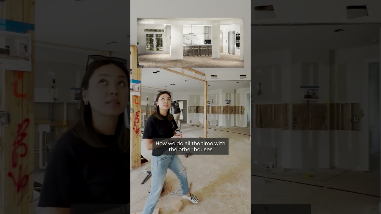 Open floor plans! - We've opened a lot of walls