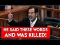 The speech that killed saddam hussein watch before deleted