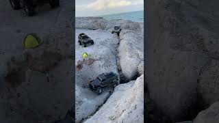 Caos Mini Rc Rock Crawler Trail Scale 118