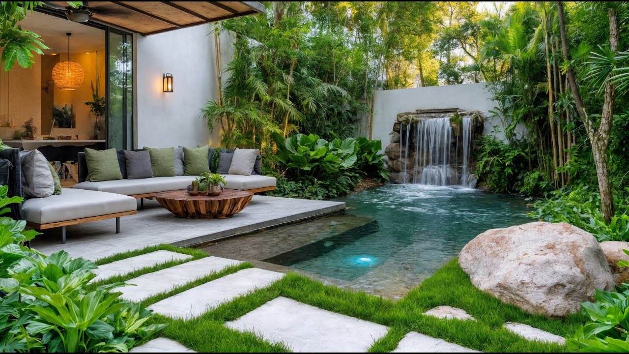Trend 2025 – Elegant Small Courtyards, Serene Garden Retreats