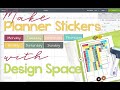 Make Planner Stickers in Cricut Design Space
