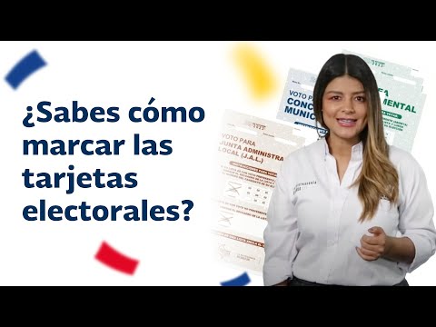 ¿Cómo marcar las tarjetas electorales para votar en las Elecciones Territoriales de 2023?