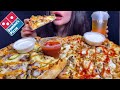 ASMR DOMINO S CHEESE BURST PIZZA MUKBANG EATING SOUNDS ASMR DOMINO S CHEESE BURST PIZZA MUKBANG EATING SOUNDS