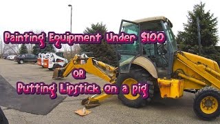 How to Paint Heavy Equipment for Under $100