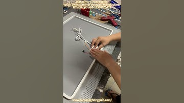 Diy vanity LED mirror with lights and touch sensor switch.#touchsensor #touchswitch  #manufacturer