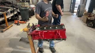 Rebuilding a Chevy Small Block 350 to put into a Pontiac!! Part 2