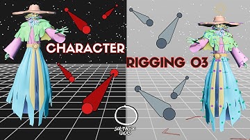 Character Rigging Timelapse 03 - Blender | No Addons