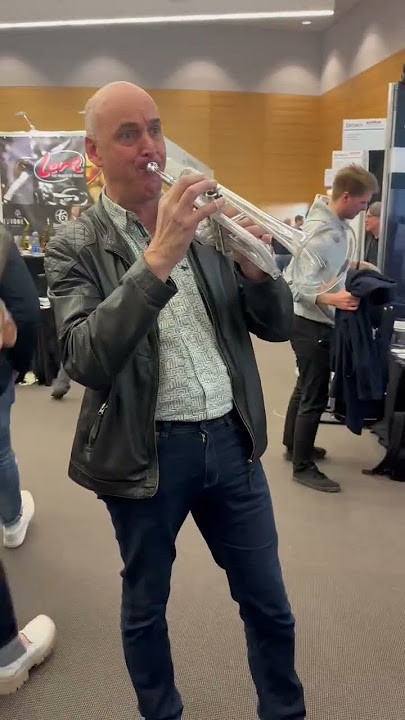 A creative and unique transparent lexan trumpet from Pampet Trumpet #trumpet #trumpets  #trompeta